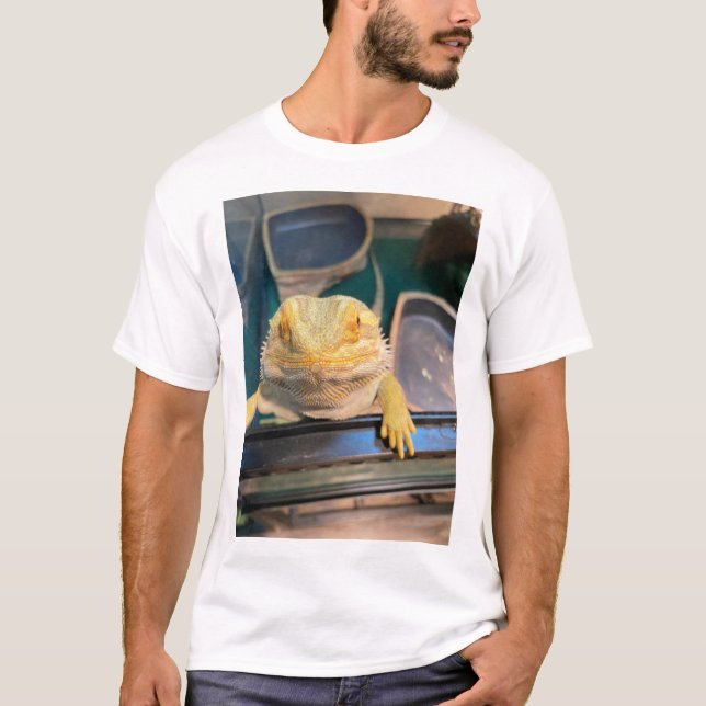 Böjd dragont-shirt t shirt (Framsida)