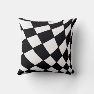Böjd Grid | Modern Kudde