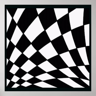 Böjd Grid | Modern Poster