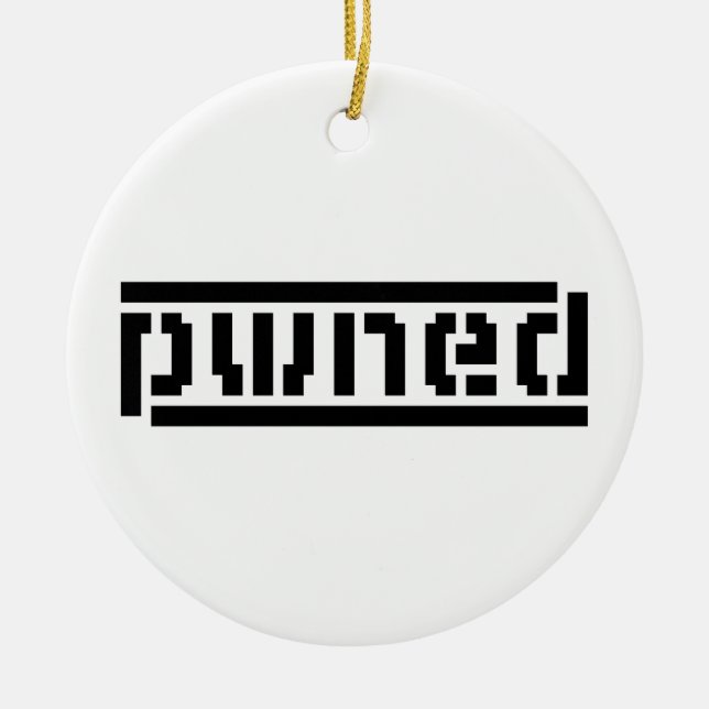 böjd julgransprydnad keramik (Framsidan)