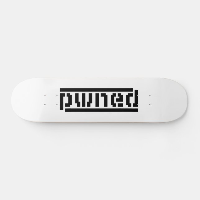böjd mini skateboard bräda 18,5 cm (Horz)