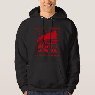 böjd över och jag visar dig hoodie