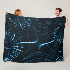 Böjd vass klo eller royal blå bröstkorg fleecefilt