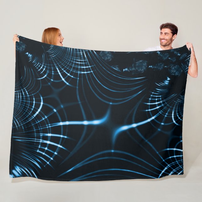 Böjd vass klo eller royal blå bröstkorg fleecefilt (På plats)