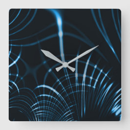 Böjd vass klo eller royal blå bröstkorg fyrkantig klocka