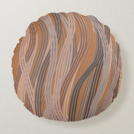 Böjda anslutningar rund kudde