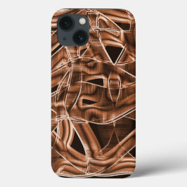 Böjda band, bruna urklipp med relief och överlappn