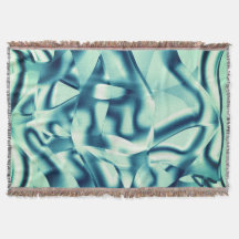 Böjda gröna former, visa cyantoner