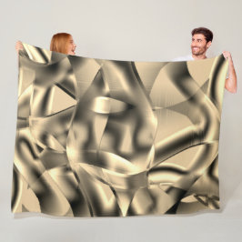 Böjda khaki- eller beige former, med iögonfallande fleecefilt