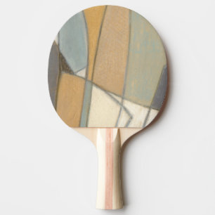 Böjda Linjer och matade jordtoner Pingisracket