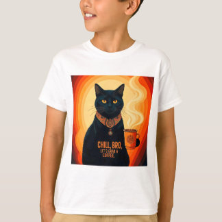 Böjda och avslappnade t shirt