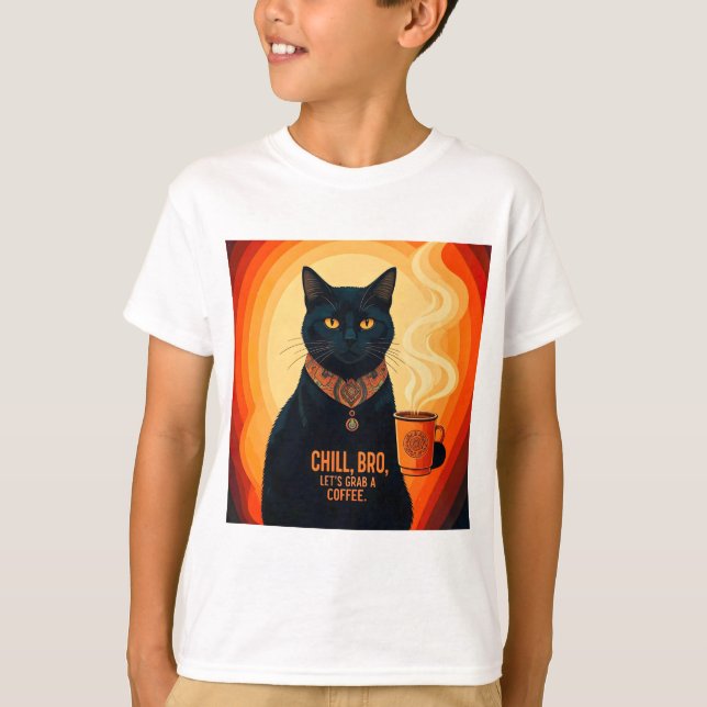 Böjda och avslappnade t shirt (Framsida)