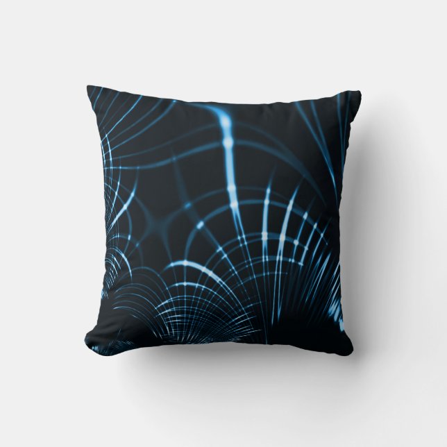 Böjda vassa klo eller Blåtoner Kudde (Framsida)