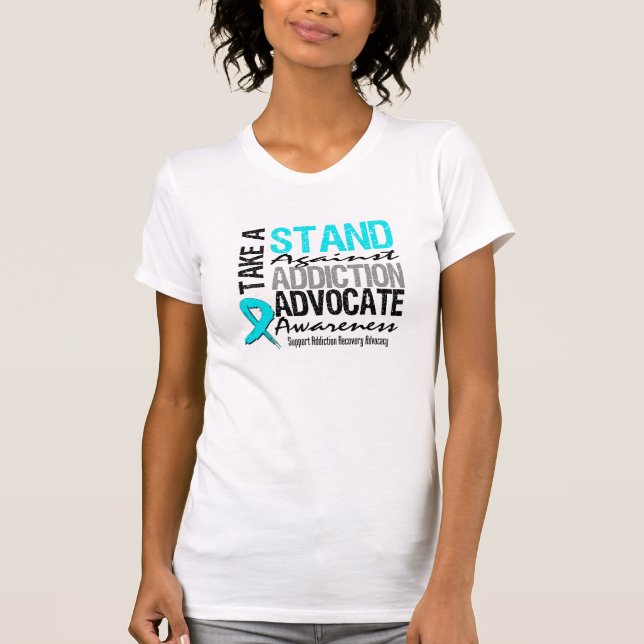 Böjelseåterställningen tar ett stativ mot böjelse tee shirt (Framsida)
