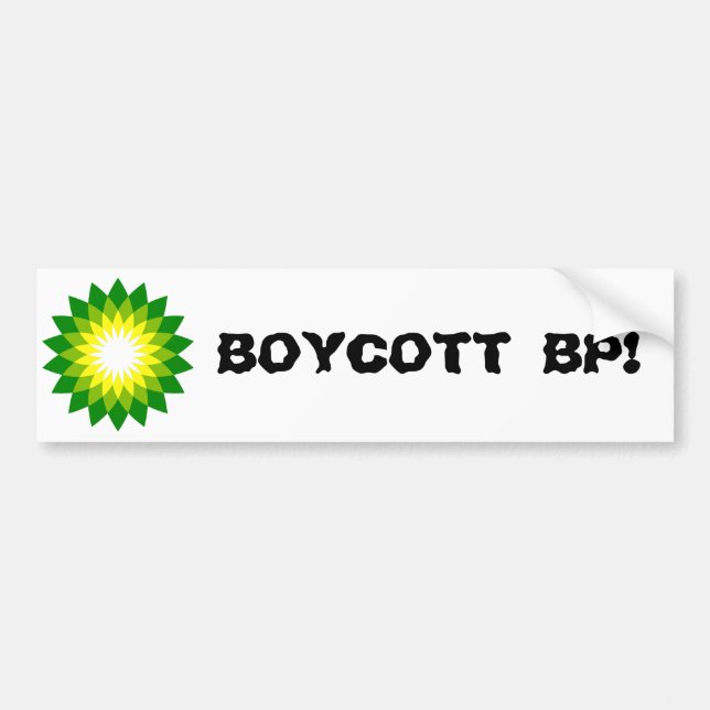 BOJKOTT BP! BILDEKAL (Framsidan)