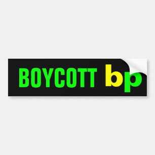 BOJKOTT bp Bildekal