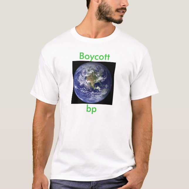 Bojkott bp t shirt (Framsida)