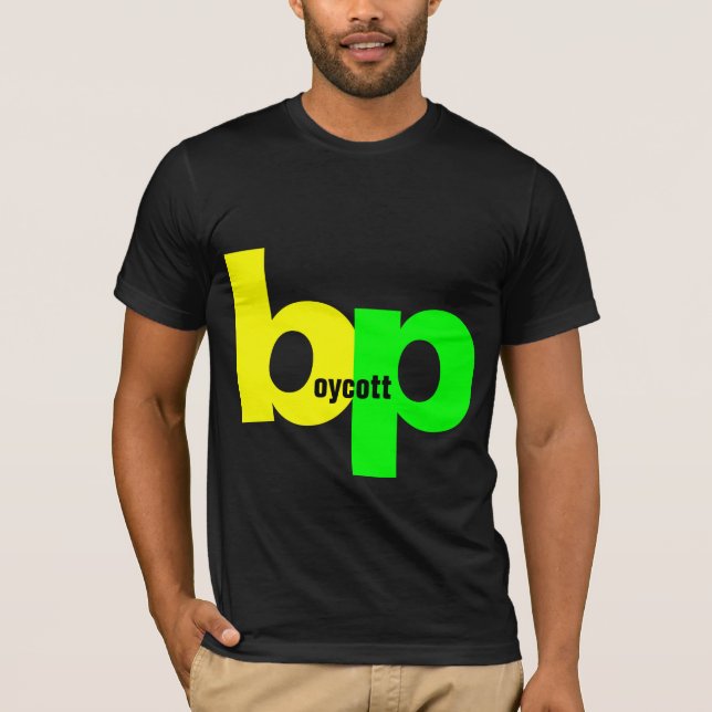 bojkott bp tee shirt (Framsida)