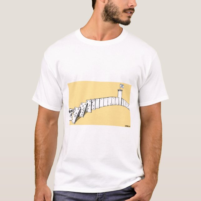 Bojkott Israel T Shirt (Framsida)