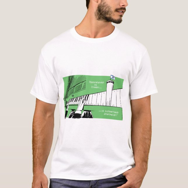 Bojkott Israel T Shirt (Framsida)