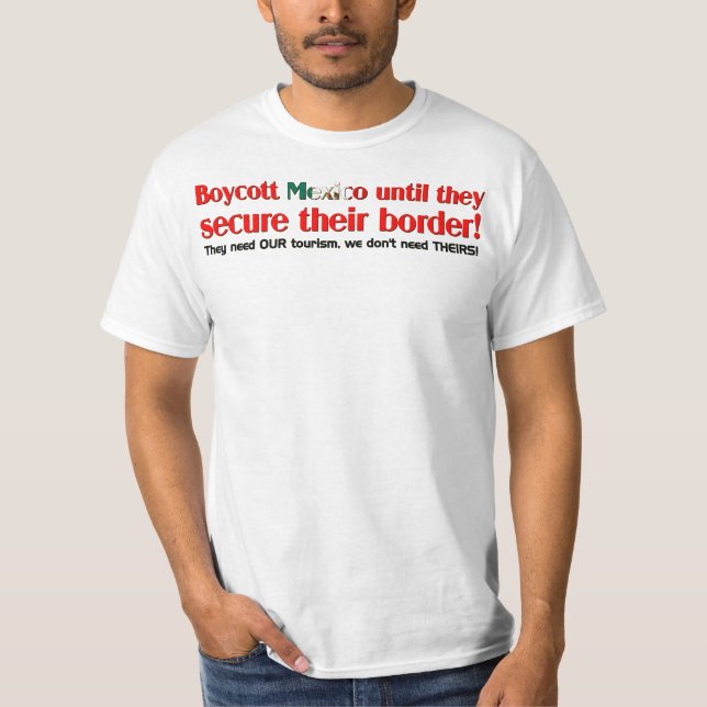 Bojkott Mexico T Shirt (Framsida)