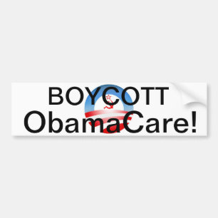 Bojkott Obamacare! Bildekal