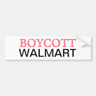 Bojkott Walmart Bildekal