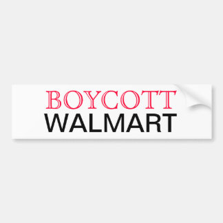 Bojkott Walmart Bildekal