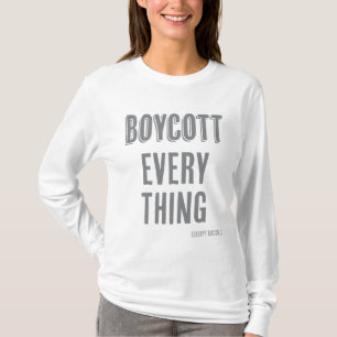 Bojkotta allt (förutom bacon) t shirt