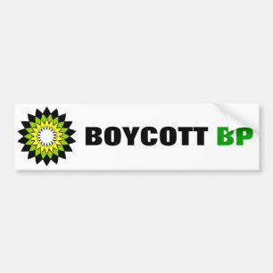 BOJKOTTA BP Bildäckslapp Bildekal