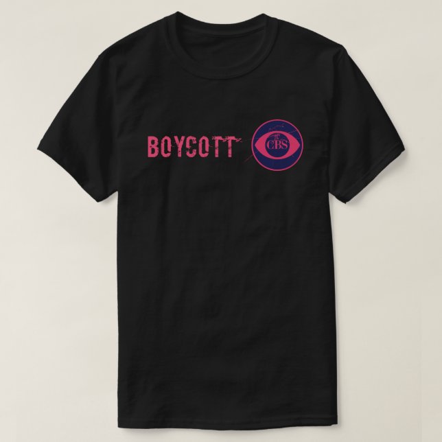 Bojkotta CBS T Shirt (Design framsida)