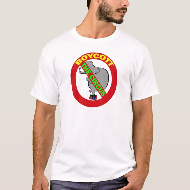 BOJKOTTA CIRKUSEN TEE SHIRT (Framsida)