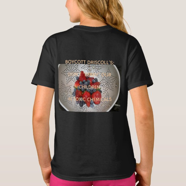 Bojkotta Driscoll's T-Shirt Flickversion (Baksida)