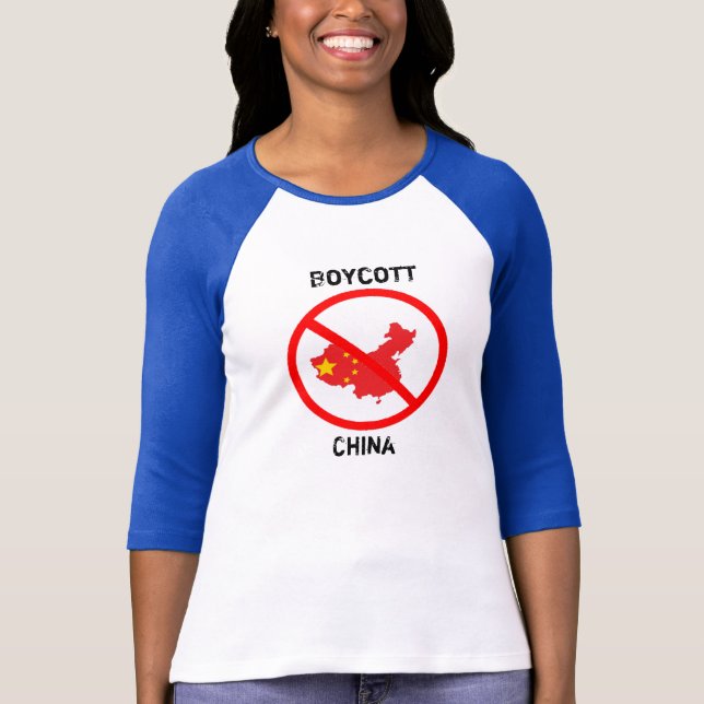 Bojkottchina Tee Shirt (Framsida)