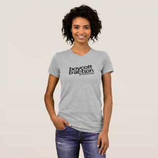 Bojkottdragkraftkvinna utslagsplats t-shirt