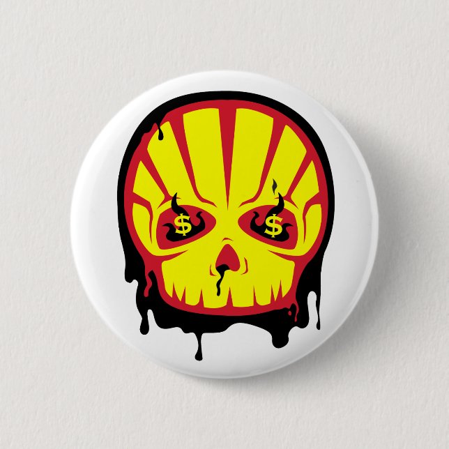 Bojkotten $hell klämmer fast knapp (Framsida)