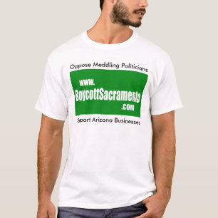 Bojkotten Sacramento, motsätter att rota i T Shirt