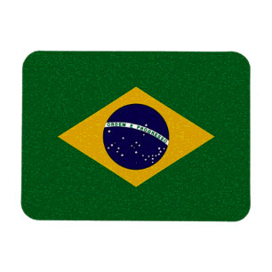 Böjlig magnet för BRASILIEN FLAGGA