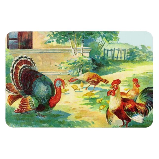 Böjlig magnet för thanksgivingdag (Horisontell)