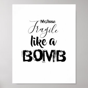 Böjlig som en inspirationskvot för Bombernas Per Poster