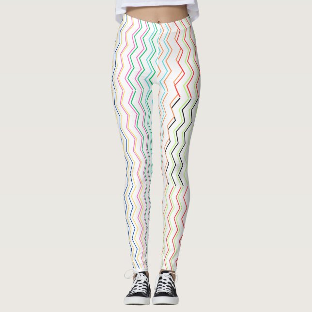 Böjning av mönster leggings (Framsida)