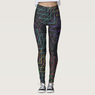 Böjning av mönster leggings