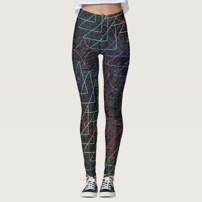 Böjning av mönster leggings (Framsida)