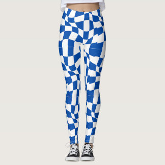 Böjning av mönster leggings