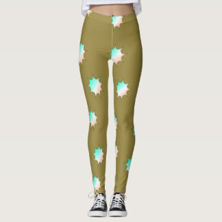 Böjning av mönster leggings