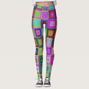 Böjningar av regnbåge leggings