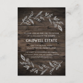 Böjningsport för Grenar-träbröllop Inbjudningar