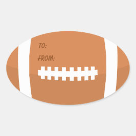 Bojor med skal från fotboll från födelsedagen till ovalt klistermärke