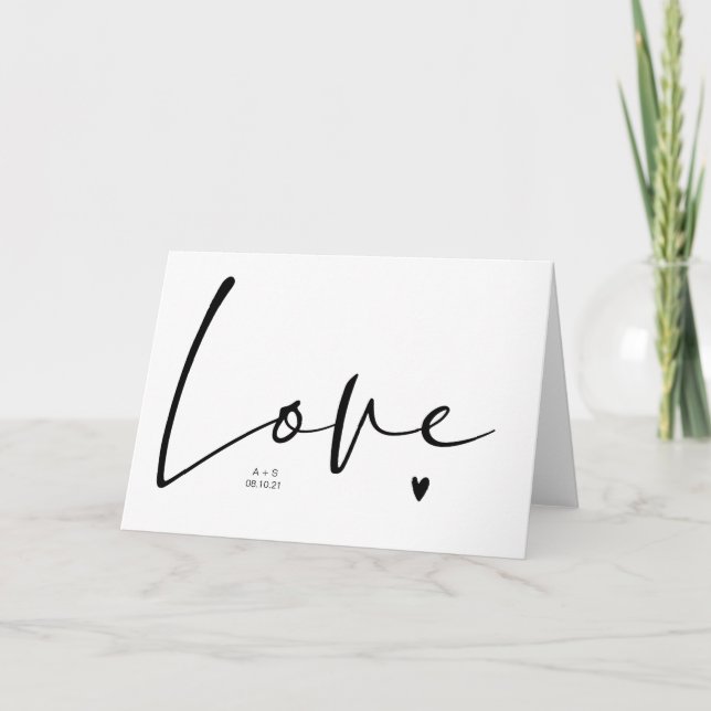 Bojvän Kärlek Valentines day i år Kort (Framsida)