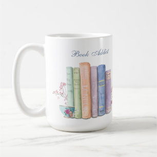Bok Addict Anpassade Large Mugg